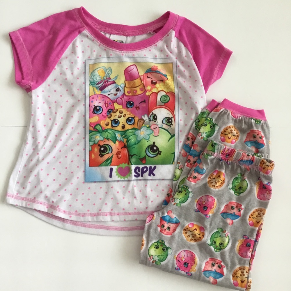 Shopkins Pajama Set Size S
